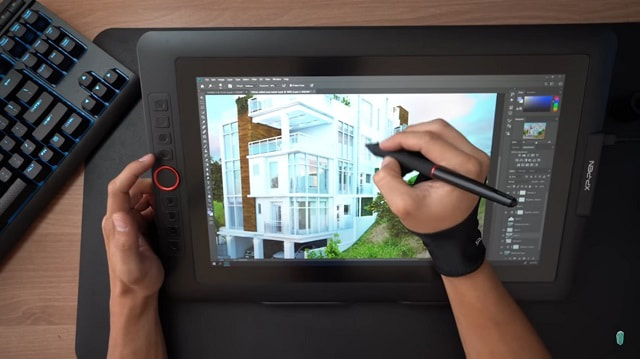 dibujar en Autodesk Revit con pantalla grafica XP-Pen Artist 15.6 Pro para Arquitectos